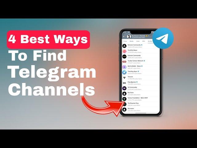 4 Best Ways to Find Telegram Channels | How to Search Channels