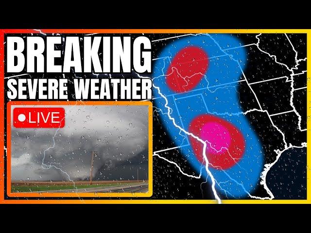 LIVE: More Tornadoes, Large Hail 3+" & Damaging Winds 60-70mph - Live Weather Channel