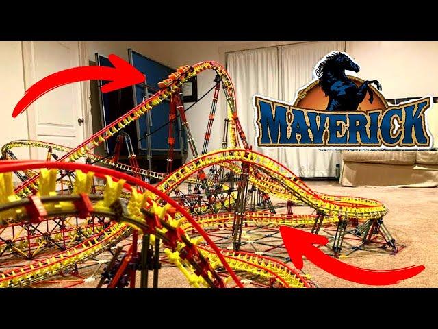 How I Built Maverick At Cedar Point Out Of K’nex! (With The Heartline/Inline Roll)