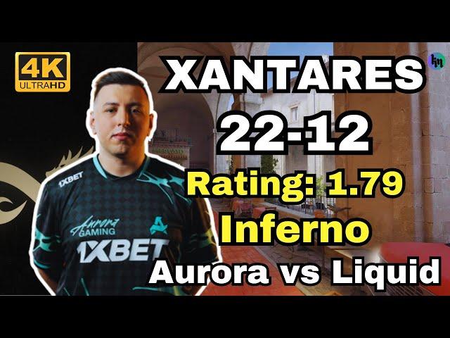 XANTAREST Inferno POV (Aurora vs Liquid) | IEM Dallas 2025 | CS2 POV/DEMO