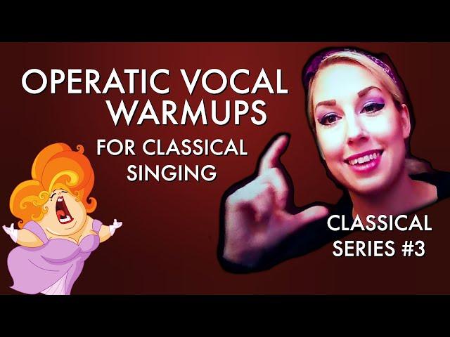 Operatic Singing Warmups!  Exercise #1 - Classical Series #3 - Voice Hacks by Mary Z