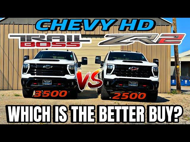 2025 Chevy Silverado HD: 2500 ZR2 VS 3500 Trail Boss - Is There Really A Difference???