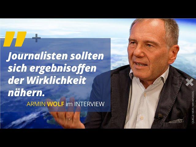 Armin Wolf über Qualitätsjournalismus, Haltung und soziale Medien | MEDIEN360G | MDR