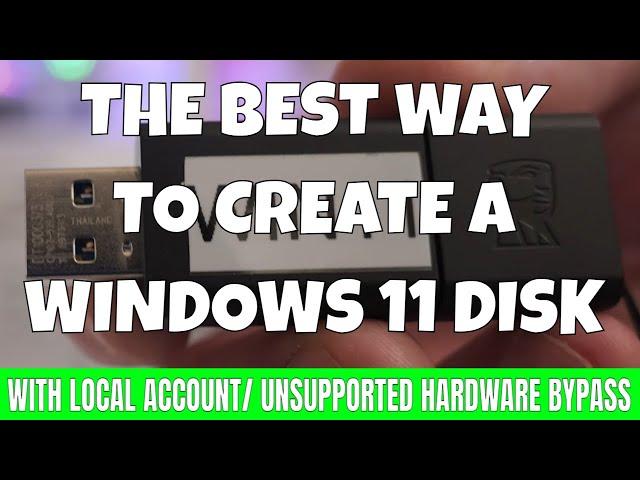 Make CLEAN Windows 11 USB Installer Without Microsoft Account TPM Bitlocker & Spyware With Rufus