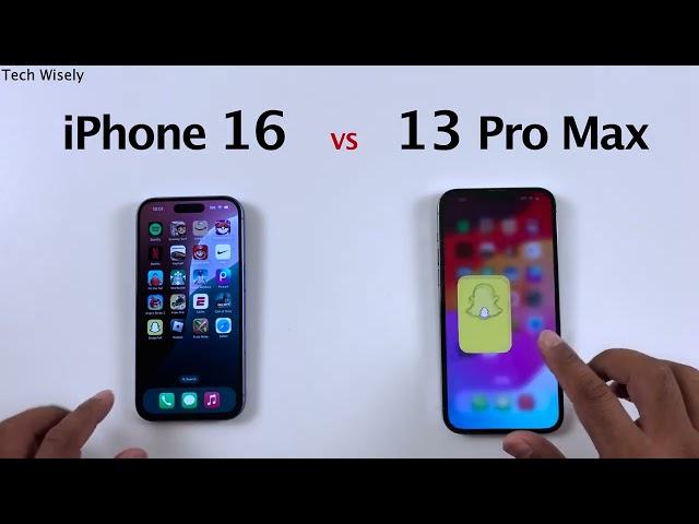 iPhone 16 vs 13 Pro Max - Speed Performance Test