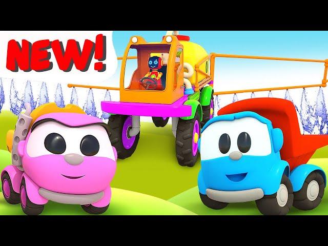 Leo the Truck & farm vehicles for kids - Funny cartoons for kids & Baby learning videos.