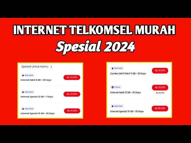 Kuota Spesial Telkomsel Termurah 2024 #paketspesialtelkomsel #internettelkomselmurah