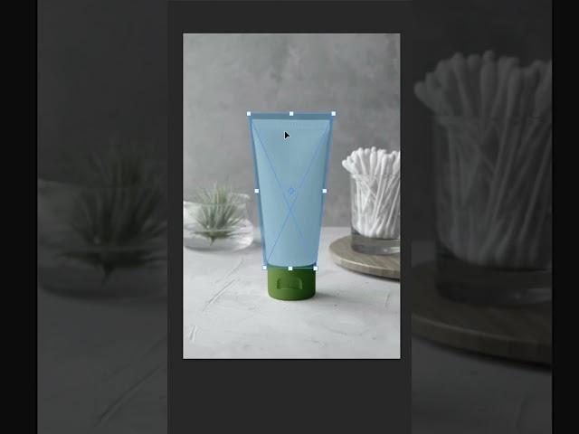 How to Cosmetic Cream Tube Mockup Photoshop Tutorial