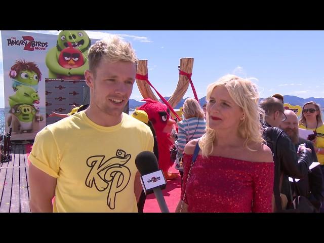 The Angry Birds Movie Cannes 2019 - Itw Enzo Knol and Irma Knol (official video)