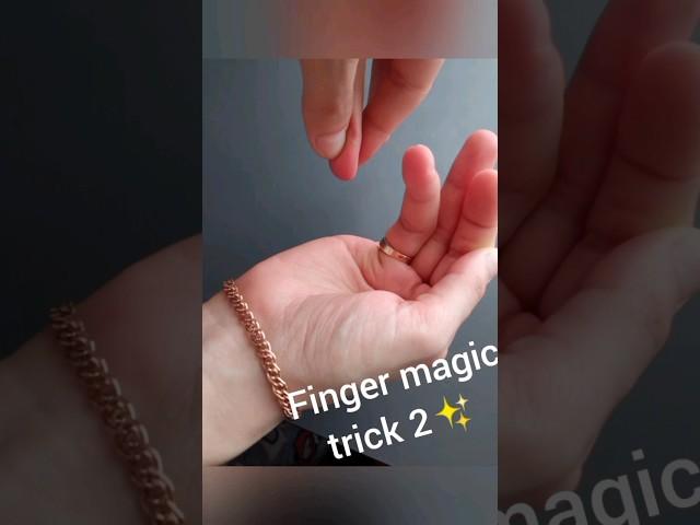 Finger magic trick 2 #tricks #magic #illusion #shorts #short