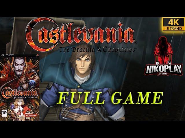 Castlevania: The Dracula X Chronicles - Full Game (TRUE ENDING), Longplay, 4K HD - No Commentary 