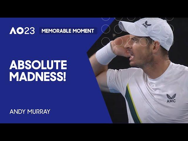 Andy Murray Somehow Wins Ridiculous Point! | Australian Open 2023