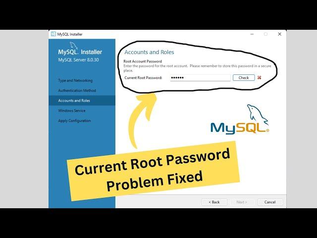 current root password in mysql installation | fixing problem current root password #mysql