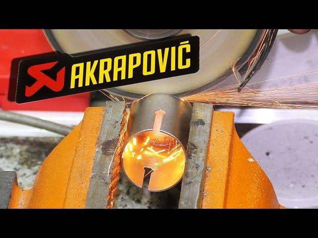 Ставлю Крутой Китайский Выхлоп AKRAPOVIC на Эндуро Послушай какой ЗВУК !!!