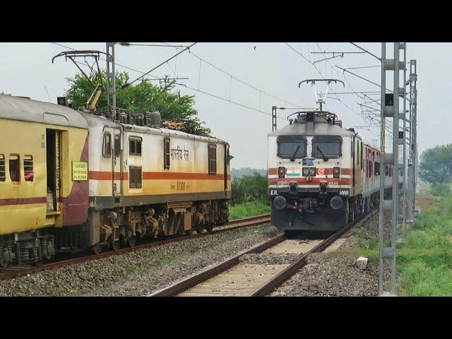 High Speed PERFECT Crossing TRAINS | Part 5 | Express Trains & Passenger Trains | Indian Railways