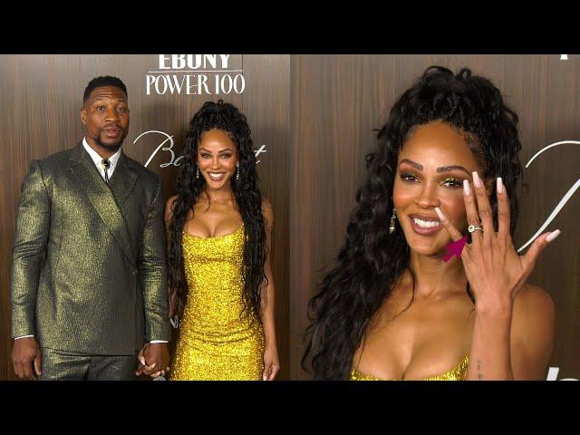 Jonathan Majors and Meagan Good Are Engaged! Check Out Her Ring