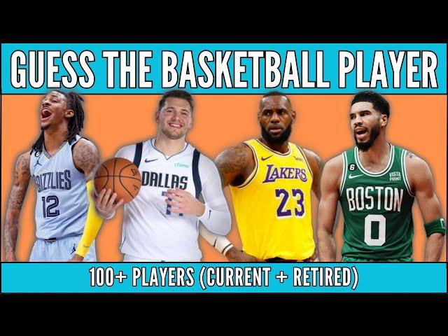 Guess 100 Basketball Players in 3 Seconds | Basketball Quiz 2023