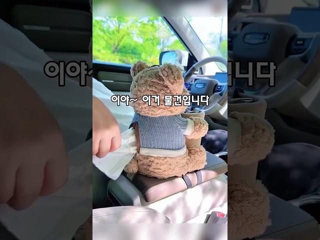 차안에 인형을 두면 생기는 일