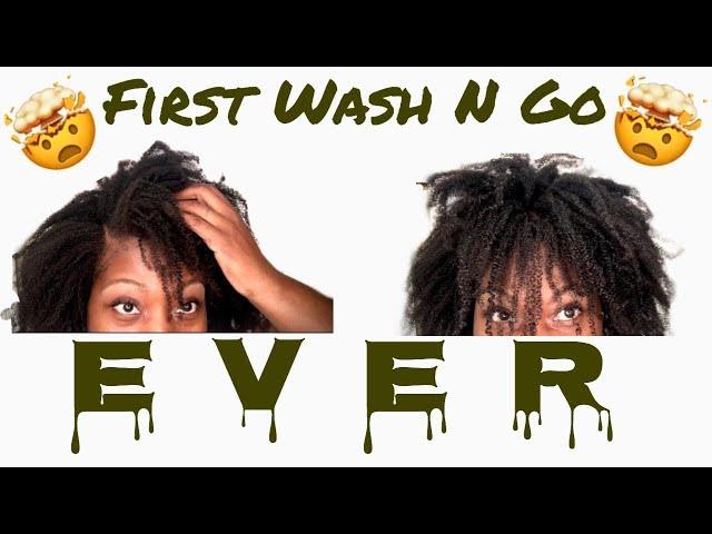 My First 4c 4b WASH AND GO EVER ( Thin Strand Low Density) !!!| HELP ME FIX IT | Unaverage Knyg3