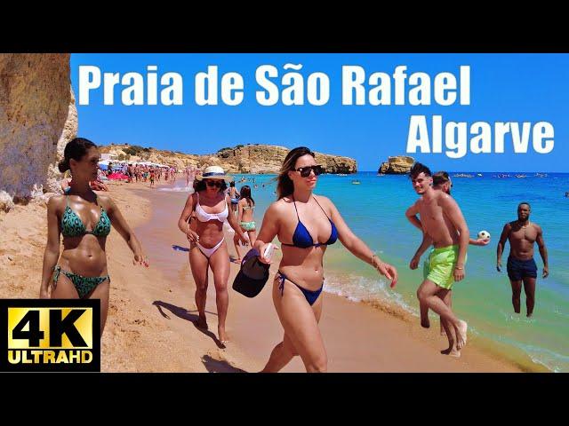 Algarve Beach Walk 4K, Praia  de São Rafael Portugal