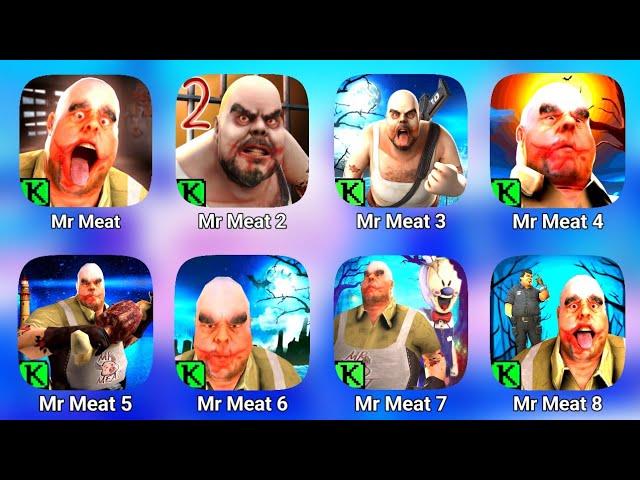 Mr Meat 1, 2, 3, 4, 5, 6, 7 & 8 Full Gameplay || Mr Meat 3 | Keplarians New Trailer | Mod