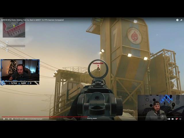 HUSKERRS REACTS TO WHY AIMING ON MOUSE & CONTROLLER FEELS HORRIBLE IN MW3 @TrueGameData