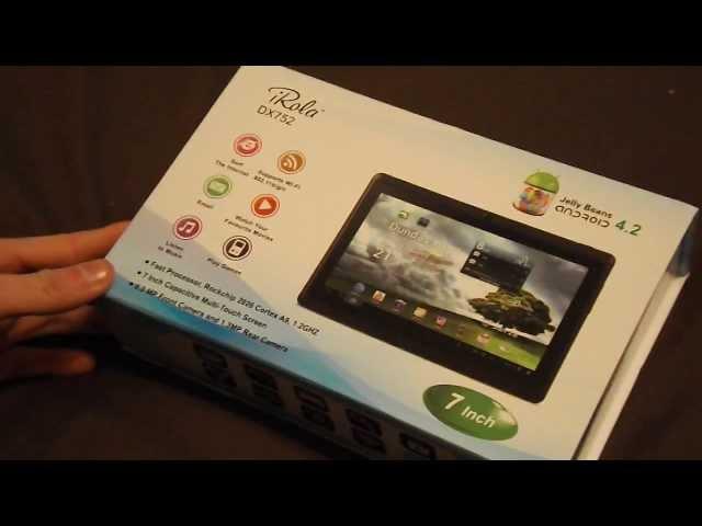 IROLA 7in Tablet UNBOXING