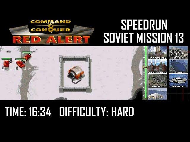 SPEEDRUN: C&C Red Alert - Soviets Mission 13 (Hard)