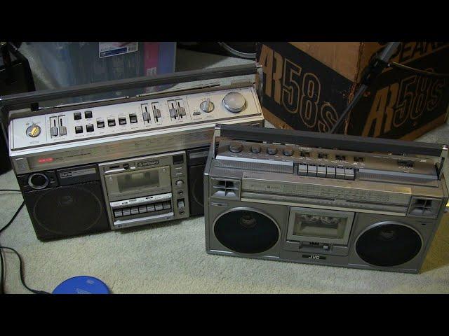 Hitachi TRK-8190-H JVC RC-656C-II Blue Thinking about selling some sale & Boombox ramble handicapped