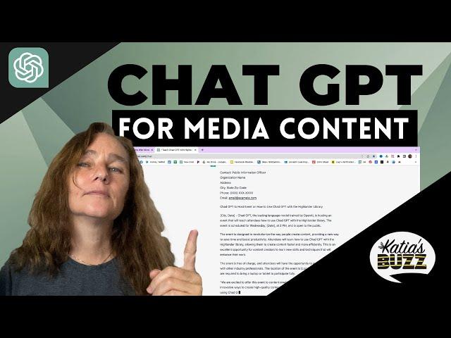 10 Incredible Ways to Use CHAT GPT in MEDIA