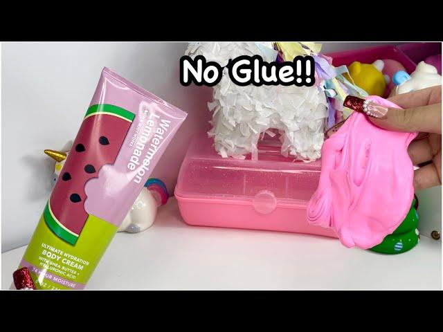 Lotion Slime!? 🫧 How To Make No Glue LOTION Slime!!