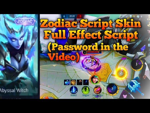 Selena Zodiac Skin Script | No Ban No Error | Benedetta Patch