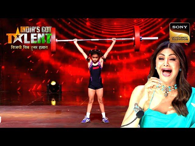 8 साल की इस नन्ही बच्ची ने 55 Kgs उठाकर बनाया नया Record | India’s Got Talent 10| Full Episode