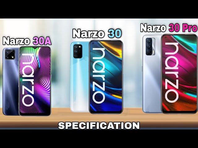 realme narzo 30 series | realme narzo 30 series specs | narzo 30A | narzo 30 | narzo 30 pro |