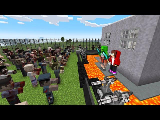 1000 Ghouls vs The Most Secure House - Minecraft