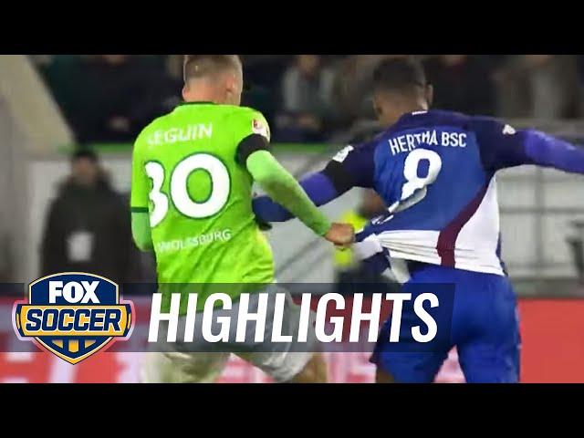 VfL Wolfsburg vs. Hertha BSC Berlin | 2016-17 Bundesliga Highlights