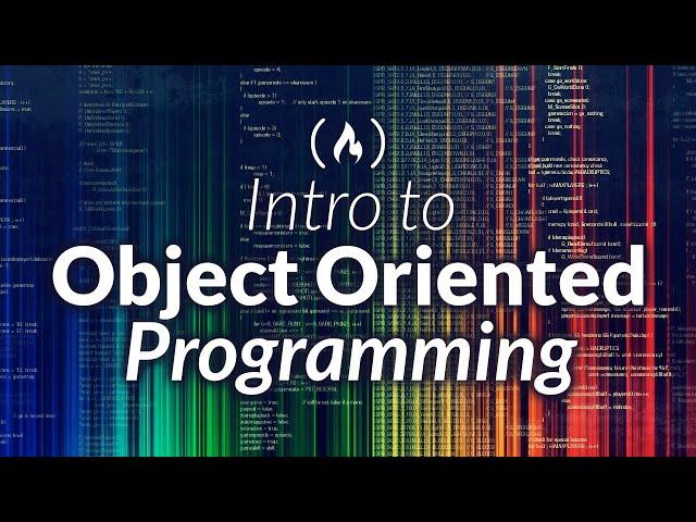 Intro to Object Oriented Programming - Crash Course