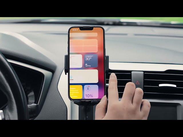 Baseus Halo Electric Wireless Charging Car Mount 15W | Flash Charging with Halo Effect