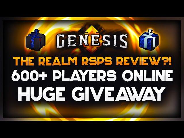 THE FIRST CUSTOM RSPS TO OFFER THIS?! | Genesis RSPS Review!! (600+ PLAYERS) - The Realm