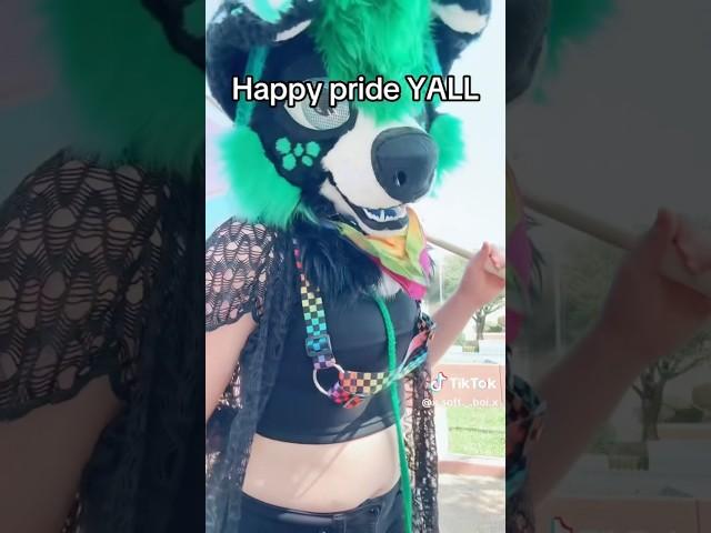 Happy pride month :) #furry #furries #fursuit #tiktok #shorts
