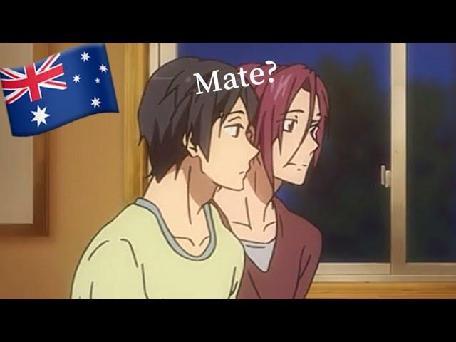 Rin and Haru struggling in Australia for 5 minutes straight