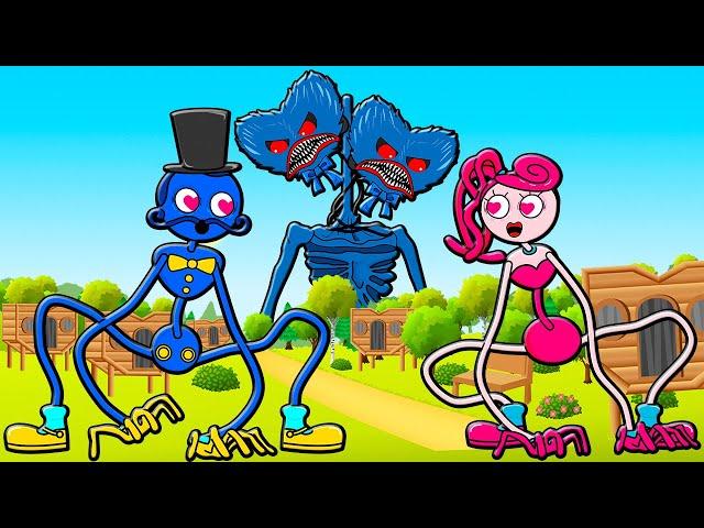 ПАПА СПАСАЕТ МАМУ ДЛИННЫЕ НОГИ! ИСТОРИЯ ЛЮБВИ! Поппи Плейтайм Poppy Playtime Мультик Анимация