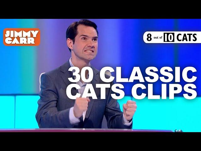 30 Funny Clips From Seasons 11 to 15 | 8 Out of 10 Cats | Jimmy Carr