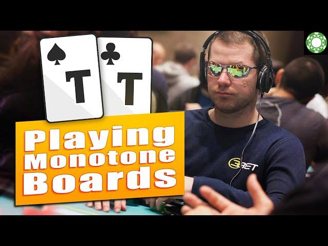 Playing Monotone Boards When Deep-Stacked