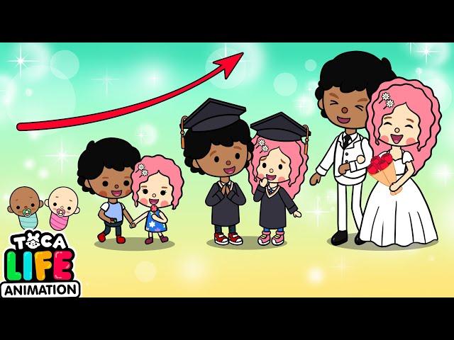 I and My Fiance Grow Up Together  Toca Love Story  Toca Boca Life World | Toca Animation