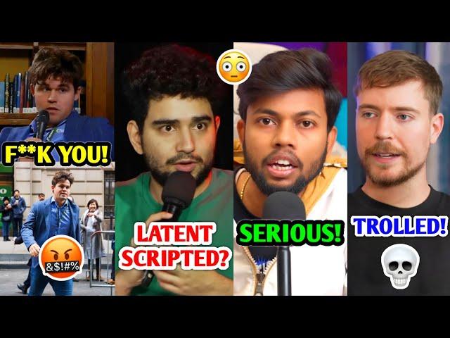 WHAT! India's got Latent is SCRIPTED?! | Magnus Carlsen HUGE LAFDA, Thugesh, MrBeast, KRK Vs Kapil