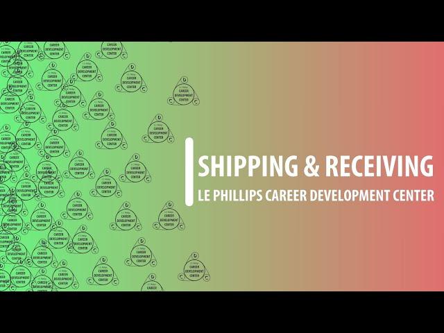 Shipping & Receiving | LE Phillips Career Development Center