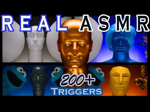 REAL ASMR: 200+ Brain Melting and Unique, One Minute Long Tingle Triggers for Ultimate Relaxation