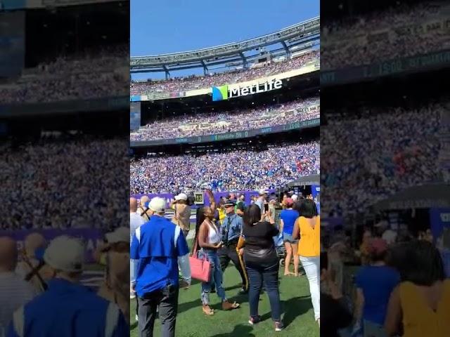 Giants fans extremely loud in Metlife Stadium