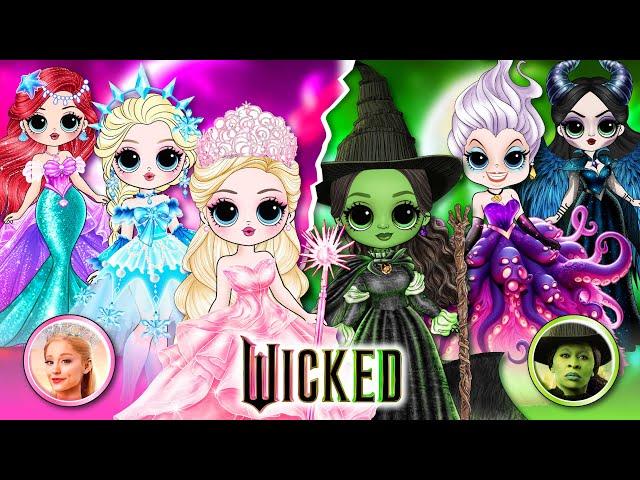 Wicked | Disney Princess or Witch Fashion Contest? | DIY Paper Dolls Fashion